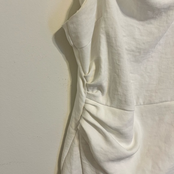 2/$30 ZARA - White Spaghetti Strap Slip Wrap Mini Dress - Picture 6 of 7